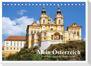 Mein Österreich. Eine Reise durch die Bundesländer (Tischkalender 2024 DIN A5 quer), CALVENDO Monatskalender