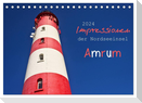 Impressionen der Nordseeinsel Amrum (Tischkalender 2024 DIN A5 quer), CALVENDO Monatskalender
