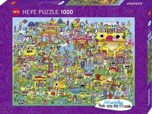Burgerman, Jon. Doodle Village Puzzle 1000 Teile. Heye Puzzle, 2021.