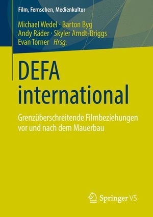 Wedel, Michael / Barton Byg et al (Hrsg.). DEFA international - Grenzüberschreitende Filmbeziehungen vor und nach dem Mauerbau. Springer Fachmedien Wiesbaden, 2013.
