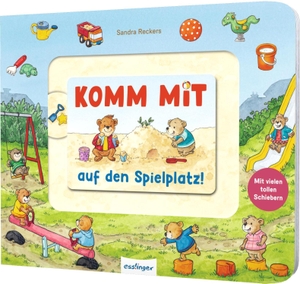 Klee, Julia. Meine Schiebebahn-Pappe: Komm mit auf den Spielplatz - Pappebuch mit tollen Schiebe-Elementen. Esslinger Verlag, 2022.