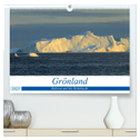 Grönland - Ilulissat und die Diskobucht (hochwertiger Premium Wandkalender 2025 DIN A2 quer), Kunstdruck in Hochglanz