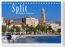 Split Metropole Dalmatiens (Tischkalender 2025 DIN A5 quer), CALVENDO Monatskalender
