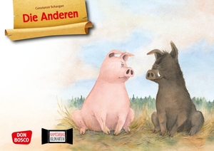 Schargan, Constanze. Die Anderen. Kamishibai Bildkartenset - Entdecken - Erzählen - Begreifen: Bilderbuchgeschichten.. Don Bosco Medien GmbH, 2014.