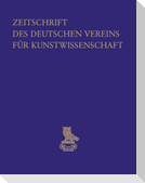 Zeitschrift des Deutschen Vereins für Kunstwissenschaft