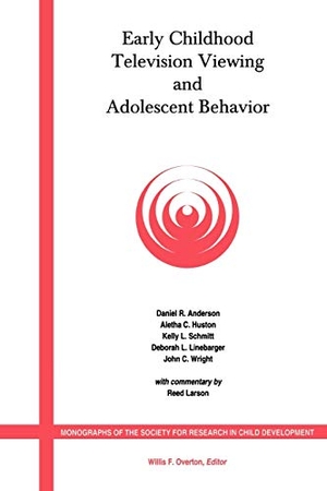 Anderson / Huston et al. EARLY TELE VIEWNG AND ADOLES OUTCMS. John Wiley & Sons, 2001.