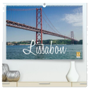 Lissabon Stadtansichten (hochwertiger Premium Wandkalender 2024 DIN A2 quer), Kunstdruck in Hochglanz