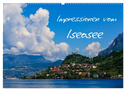 Impressionen vom Iseosee (Wandkalender 2025 DIN A2 quer), CALVENDO Monatskalender