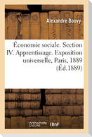 Économie sociale. Section IV. Apprentissage