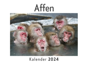 Müller, Anna. Affen (Wandkalender 2024, Kalender DIN A4 quer, Monatskalender im Querformat mit Kalendarium, Das perfekte Geschenk). 27amigos, 2023.