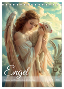 Engel - Eleganz mit himmlischen Attributen (Tischkalender 2025 DIN A5 hoch), CALVENDO Monatskalender