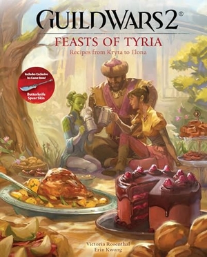 Rosenthal, Victoria. Guild Wars 2: Feasts of Tyria: Recipes from Kryta to Elona. Titan Books Ltd, 2025.