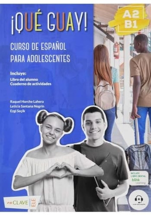 Secik, Ezgi / Santana Negrin, Leticia et al. Que Guay A2-B1 Student Book - Libro del alumno + Cuaderno de actividades + audio descargable 4. EnClave-ele, 2021.