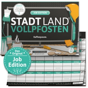 Görz, Denis / Ricardo Barreto. STADT LAND VOLLPFOSTEN® - JOB EDITION "Kaffeepause." - Kaffeepause.. D&R DENKRIESEN GmbH, 2018.