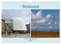 Stralsund und die Boddenlandschaft (Wandkalender 2025 DIN A3 quer), CALVENDO Monatskalender
