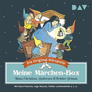 Grimm, Jacob / Grimm, Wilhelm et al. Meine Märchen-Box - Die 34 schönsten Märchen-Hörspiele - Hörspiele mit Eduard Marks, Hans Paetsch, Volker Lechtenbrink u.v.a. (6 CDs). Audio Verlag Der GmbH, 2021.