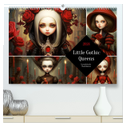 Little Gothic Queens. Surrealistische Illustrationen (hochwertiger Premium Wandkalender 2024 DIN A2 quer), Kunstdruck in Hochglanz