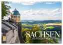 Sachsen - Eine stimmungsvolle Wanderung in Bildern (Wandkalender 2025 DIN A4 quer), CALVENDO Monatskalender