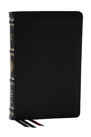 Thomas Nelson. RSV Personal Size Bible with Cross References, Black Premium Goatskin Leather, Premier Collection, (Sovereign Collection). Thomas Nelson Publishers, 2026.