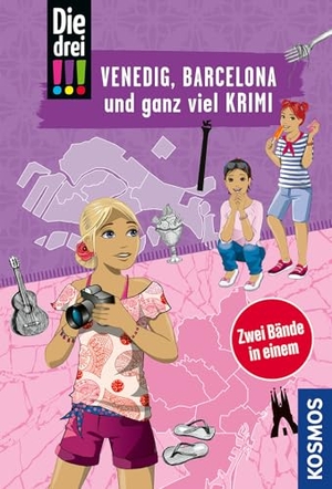 Heger, Ann-Katrin / Henriette Wich. Die drei !!!, Venedig, Barcelona und ganz viel Krimi - Doppelband: zwei spannende Kinderkrimis im Taschenbuch ab 10 Jahren über Freundschaft, Teamgeist und clevere Detektivinnen. Franckh-Kosmos, 2026.