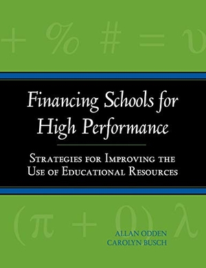 Odden / Busch C. Financing Schools High Performance. John Wiley & Sons, 1998.