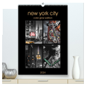 New York City - Color Glow Edition (hochwertiger Premium Wandkalender 2024 DIN A2 hoch), Kunstdruck in Hochglanz