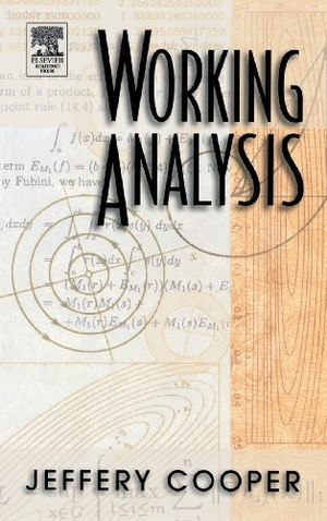 Cooper, Jeffery / Cooper, James et al. Working Analysis. Elsevier Inc, 2004.