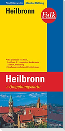 Falk Stadtplan Extra Heilbronn 1:20 000