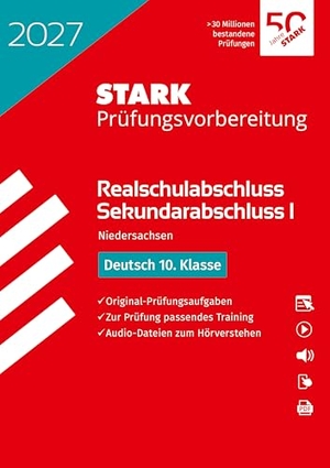 STARK Deutsch - Realschulabschluss 2027 Niedersachsen - Prüfungsvorbereitung. Stark Verlag GmbH, 2026.
