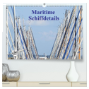 Maritime Schiffdetails (hochwertiger Premium Wandkalender 2024 DIN A2 quer), Kunstdruck in Hochglanz