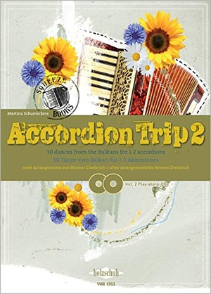 Accordion Trip 2 - 30 Tänze vom Balkan für 1-2 Akkordeons. Musikverlag Holzschuh, 2014.
