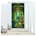 Jade Buddha - Finde die innere Mitte (hochwertiger Premium Wandkalender 2024 DIN A2 hoch), Kunstdruck in Hochglanz