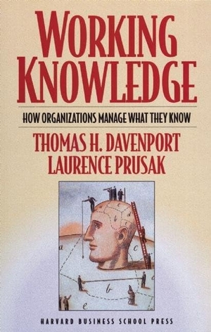 Davenport, Thomas H / Laurence Prusak. Working Knowledge - How Organizations Manage What They Know. Harvard Business Review Press, 2000.