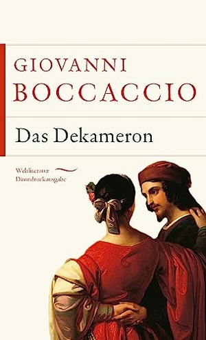 Boccaccio, Giovanni. Das Dekameron - Gebunden in feingeprägter Leinenstruktur auf Naturpapier aus Bayern. Mit Schutzumschlag. Anaconda Verlag, 2023.