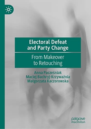 Pacze¿niak, Anna / Kaczorowska, Ma¿gorzata et al. Electoral Defeat and Party Change - From Makeover to Retouching. Springer International Publishing, 2022.