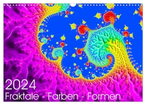 Fischer, Michael. Fraktale - Farben - Formen 2024 (Wandkalender 2024 DIN A3 quer), CALVENDO Monatskalender - 12 fraktale Kunstwerke für das Jahr. Calvendo, 2023.