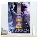 Magische Gitarren (hochwertiger Premium Wandkalender 2024 DIN A2 hoch), Kunstdruck in Hochglanz