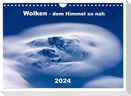 Wolken - dem Himmel so nah (Wandkalender 2024 DIN A4 quer), CALVENDO Monatskalender