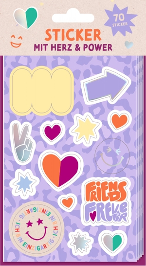 Sticker - Friends Forever - Stickerbögen mit Herz & Power. Coppenrath, 2026.