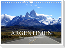 Argentinien - Von Iguazu bis Feuerland (Wandkalender 2024 DIN A4 quer), CALVENDO Monatskalender