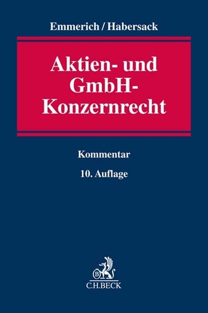 Emmerich, Volker / Mathias Habersack. Aktien- und GmbH-Konzernrecht. C.H. Beck, 2022.