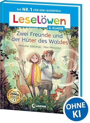 Jablonski, Marlene. Leselöwen 2. Klasse - Zwei Freunde und der Hüter des Waldes - Die Nr. 1 für den Leseerfolg - Mit Leselernschrift ABeZeh - Erstlesebuch für Kinder ab 7 Jahren. Loewe Verlag GmbH, 2025.