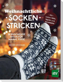 Weihnachtliche Socken stricken
