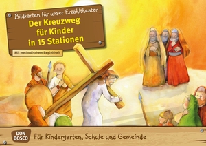 Jaud, Barbara / Anna Rieß-Gschlößl. Der Kreuzweg für Kinder in 15 Stationen. Kamishibai Bildkartenset. - Der Kreuzweg für Kinder in 15 Stationen. Mit dem Kamishibai das christliche Fest Ostern in KITA, Grundschule & Gemeinde erklären. Ideale für die Religionspädagogik. Don Bosco Medien GmbH, 2022.