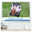 Papageientaucher 2025 - Magische Vögel des Nordmeers (hochwertiger Premium Wandkalender 2025 DIN A2 quer), Kunstdruck in Hochglanz