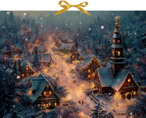 Wand-Adventskalender - Verträumtes Winterdorf. Coppenrath, 2026.