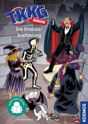 Haas, Christine. TKKG Junior, 7, Die Dracula-Entführung - Jetzt ermitteln die Junior-Detektive! Spannender Kinderkrimi ab 7 Jahren für Kinder, die sicher lesen können und gern knifflige Fälle lösen. Franckh-Kosmos, 2026.