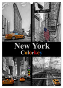 New York Colorkey (Wandkalender 2024 DIN A3 hoch), CALVENDO Monatskalender