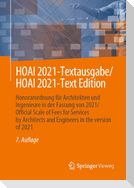 HOAI 2021-Textausgabe/HOAI 2021-Text Edition