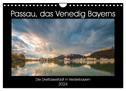 Passau, das Venedig Bayerns (Wandkalender 2024 DIN A4 quer), CALVENDO Monatskalender